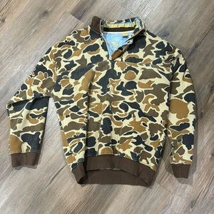 Mack’s Prairie Wings old school duck camo pullover